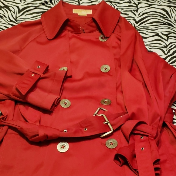 Michael Kors Double-Breasted Trench Coat - Picture 3 of 4